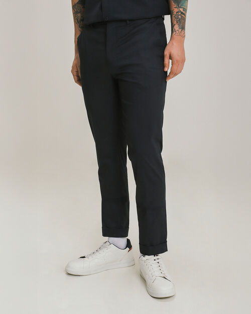 Pantalón Fit Slim Azul